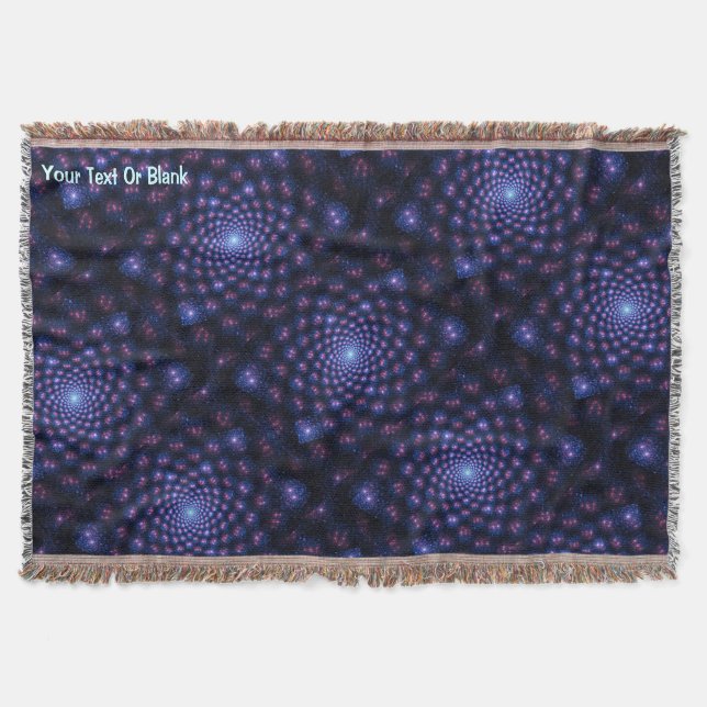 Fractal Multiverse Throw Blanket (Front)