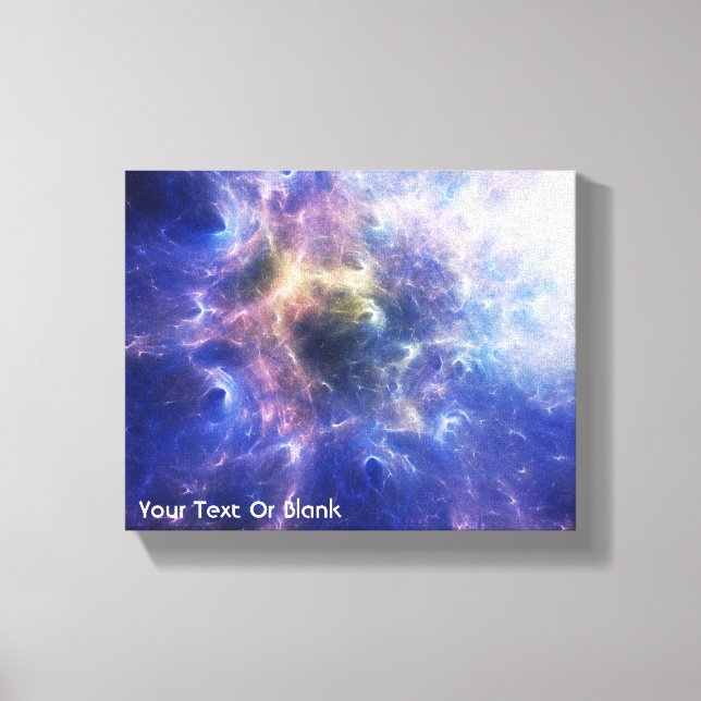 Fractal Nebula Canvas Print (Front)