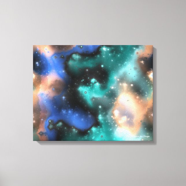 Fractal Nebulae 2 Wrapped Canvas (Front)