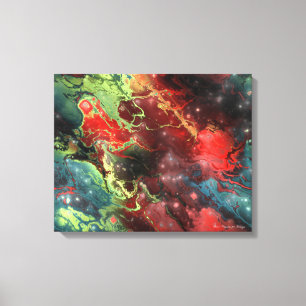 Fractal Nebulae 3 Wrapped Canvas