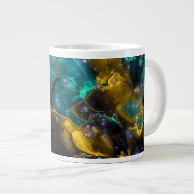 Fractal Nebulae 4 Jumbo Mug (Front Right)
