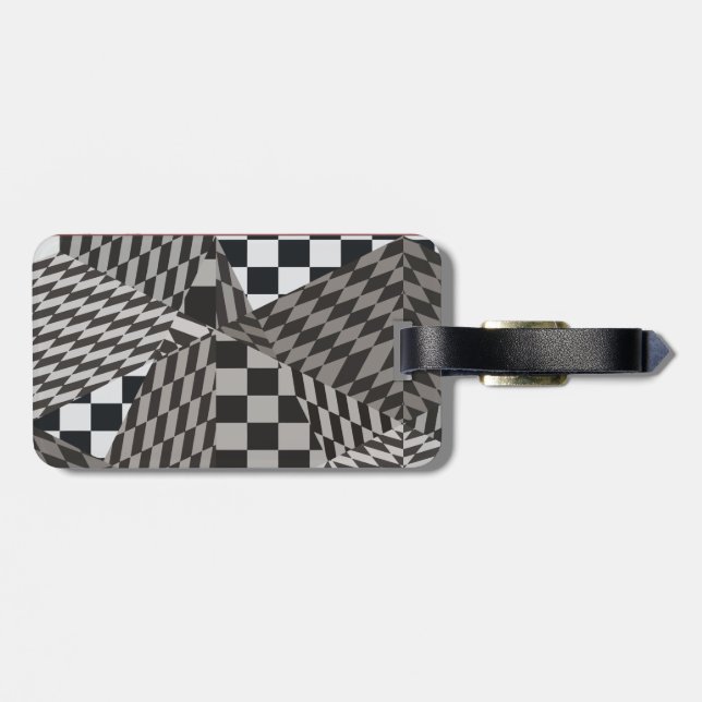 Fractal Paradise Luggage Tag (Back Horizontal)