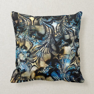 Fractal Pattern 33 Throw Pillow