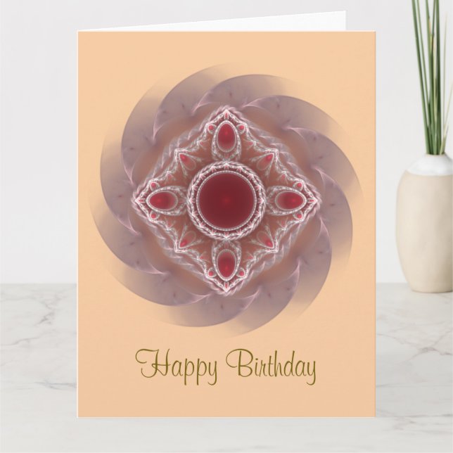 Fractal pattern card (Front)