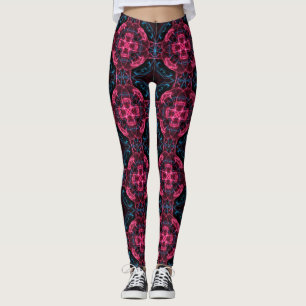 fractal pattern leggings