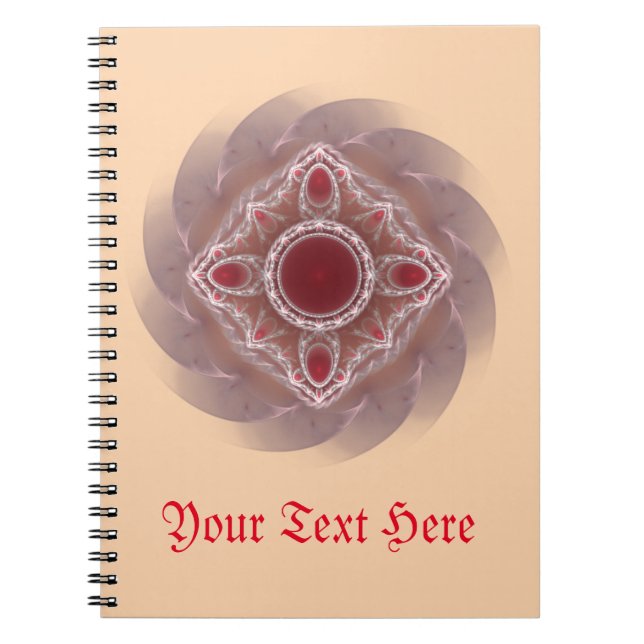 Fractal pattern notebook (Front)
