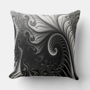 Fractal Pattern Throw Pillow