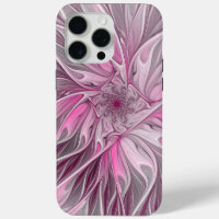 Fractal Pink Flower Dream, Floral Fantasy Pattern
