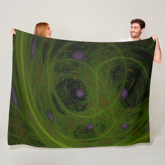FRACTAL PLASMA FLEECE BLANKET (In Situ)