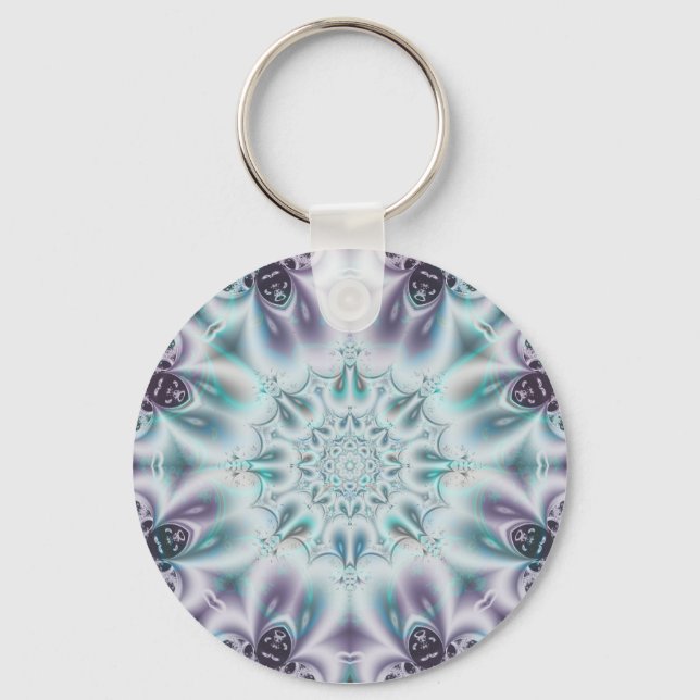 Fractal Print Keychain (Front)
