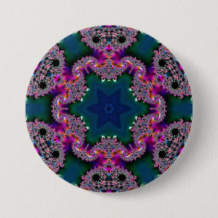 Fractal Radiance 3 Inch Round Button