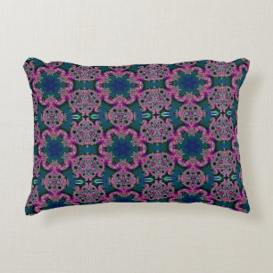 Fractal Radiance Accent Pillow