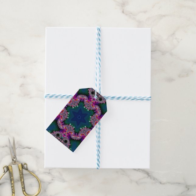 Fractal Radiance  Gift Tags (With Twine)