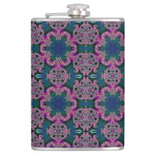 Fractal Radiance Hip Flask