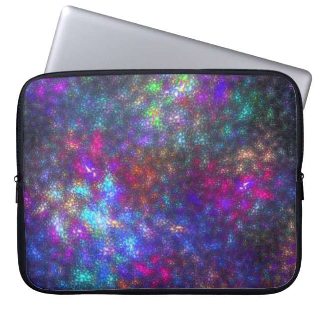 Fractal Rainbow Laptop Sleeve (Front)