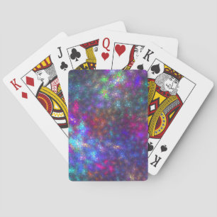 Fractal Rainbow Playing Cards