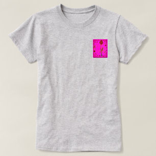 Fractal Red Rose T-Shirt