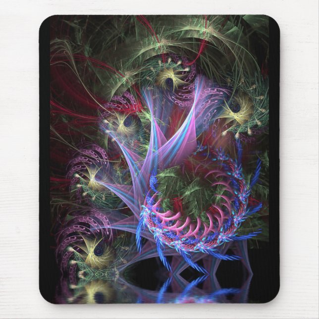 Fractal Ribbons Mousepad (Front)
