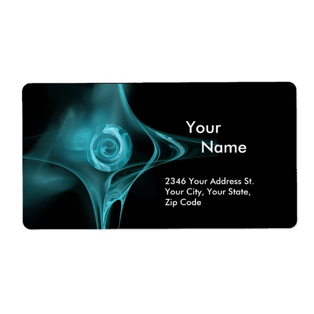 FRACTAL ROSE 1 Blue Black (Front)