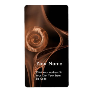 FRACTAL ROSE  Brown Black
