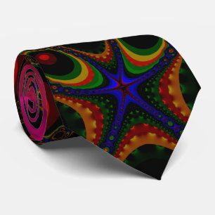 Fractal Royal Ruby Tie