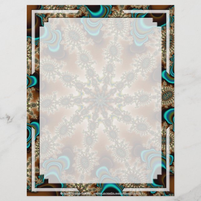 Fractal S~17 Custom Letterhead 03 - 8.5" x 11" (Front)