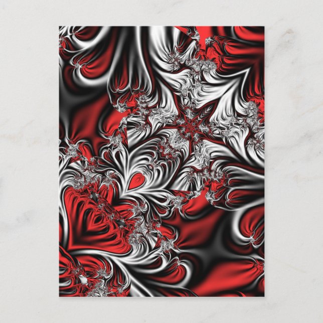 Fractal’s pattern postcard (Front)