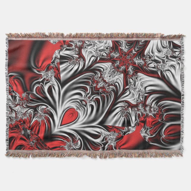 Fractal’s pattern throw blanket (Front)