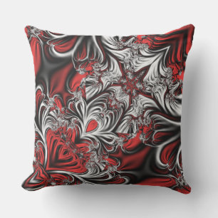 Fractal’s pattern throw pillow