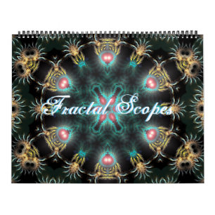 Fractal Scopesia 12 Month Mandala Calendar
