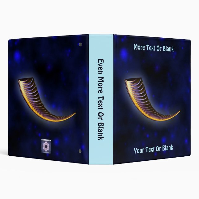Fractal Shofar Binder (Background)