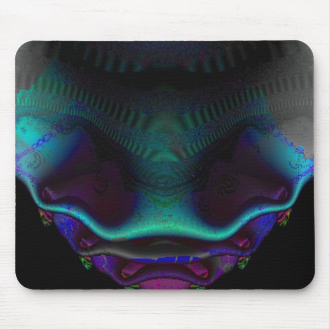 Fractal Skull Mousepad (Front)