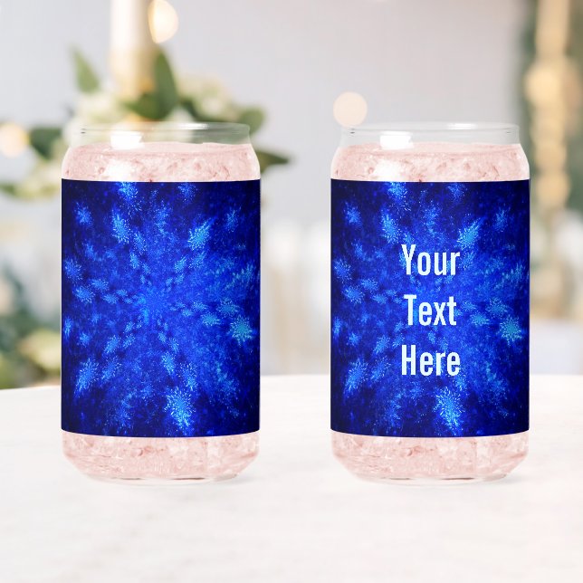 Fractal Snowburst Can Glass (Insitu (Wedding))