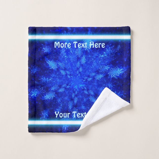 Fractal Snowburst Wash Cloth (Wash Cloth)