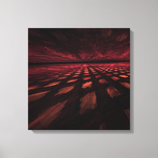 Fractal Space Canvas Print (Front)
