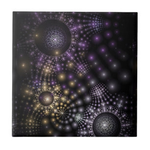 Fractal Sphere Art Mandala Universe Tile