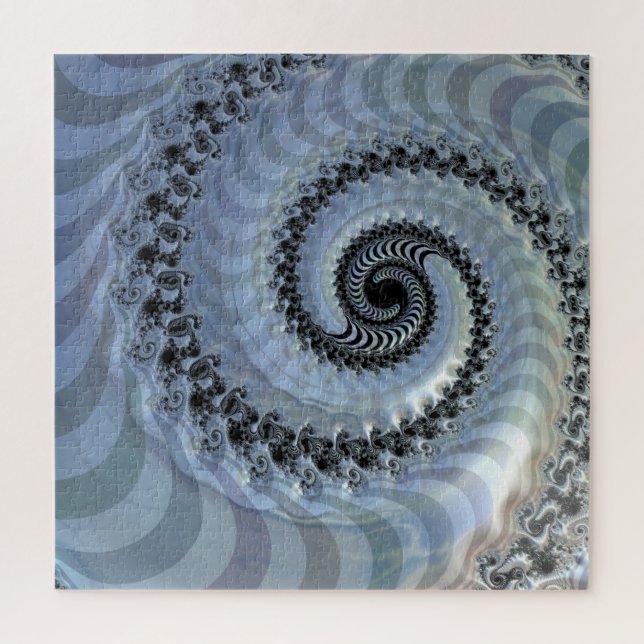 Fractal Spiral Elegance Jigsaw Puzzle (Vertical)
