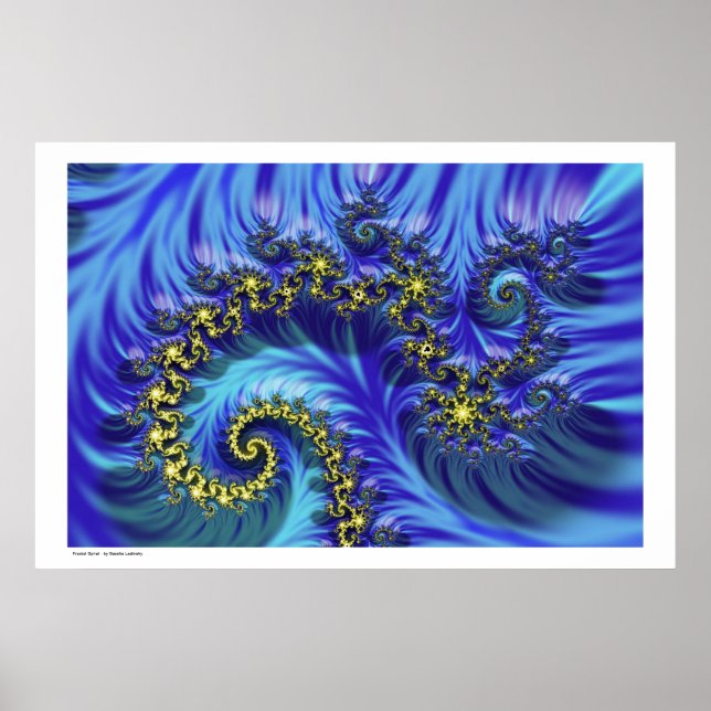 Fractal Spiral Poster (Front)