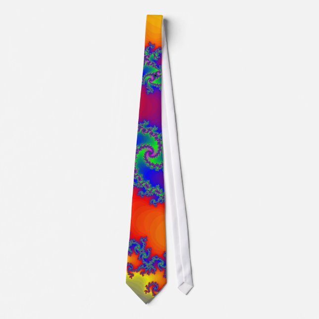 Fractal Spirals: Necktie / Tie (Front)