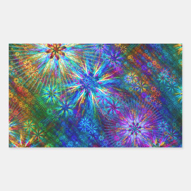 Fractal Spring Swatch Sticker (Front)