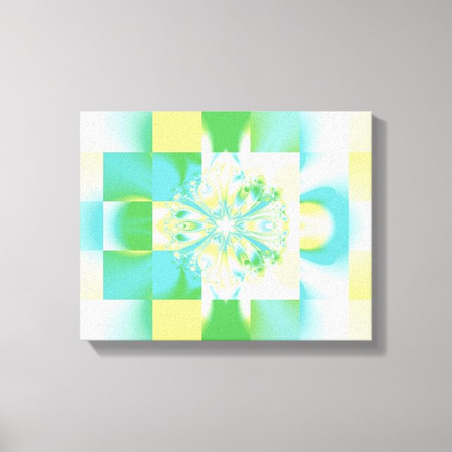 Fractal Squares Canvas Print (Front)