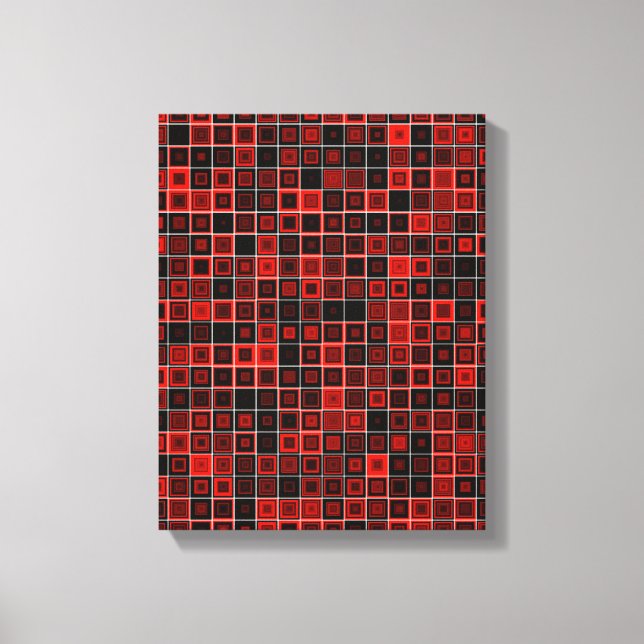 Fractal Squares Canvas Print (Front)