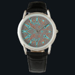 Fractal Star of Future Watch<br><div class="desc">The future is complex. The future is mysterious. The future is beautiful. Enjoy!
Especially recommended for people who like science fiction, technology, math.
A product of many layers of manipulation of an original artwork of Alexandra Cook aka Linandara.</div>
