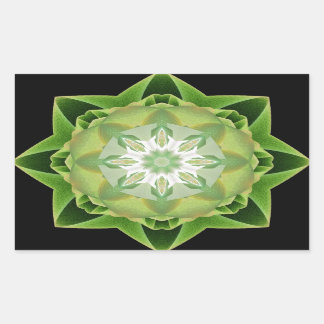 Fractal Stardust green Sticker