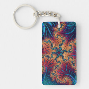 Fractal Starfish Keychain