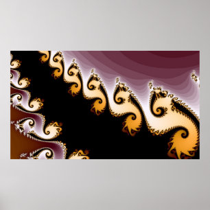 Fractal Swirl Poster