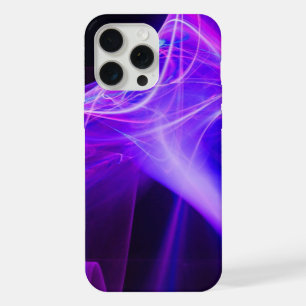 FRACTAL SWIRLS IN PURPLE BLUE PINK iPhone 15 PRO MAX CASE
