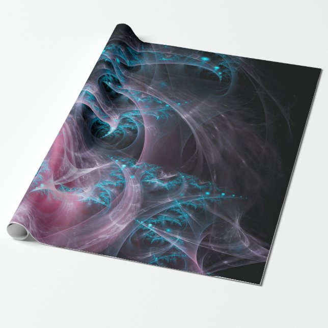 Fractal texture background design wrapping paper (Unrolled)