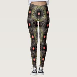 Fractal texture leggings