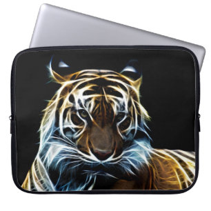 Fractal tiger laptop sleeve